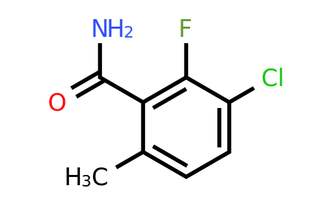 1807276-48-7 | 3-Chloro-2-fluoro-6-methylbenzamide