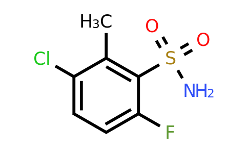 1807276-67-0 | 3-Chloro-6-fluoro-2-methylbenzenesulfonamide