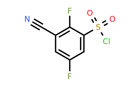 1807278-28-9 | 3-Cyano-2,5-difluorobenzenesulfonylchloride