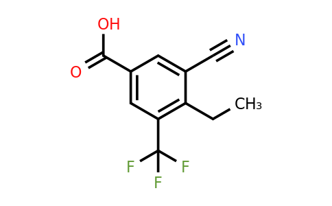 1807279-09-9 | 3-Cyano-4-ethyl-5-(trifluoromethyl)benzoic acid