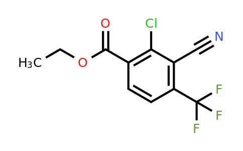 Ethyl 2-chloro-3-cyano-4-(trifluoromethyl)benzoate