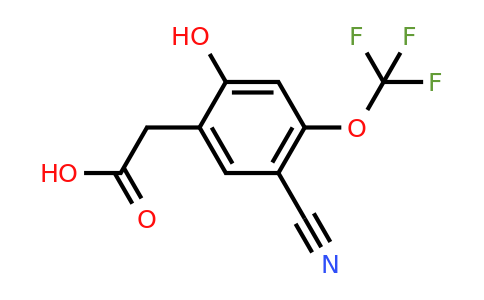 1807279-57-7 | 5-Cyano-2-hydroxy-4-(trifluoromethoxy)phenylacetic acid
