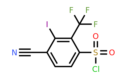 1807280-27-8 | 4-Cyano-3-iodo-2-(trifluoromethyl)benzenesulfonylchloride