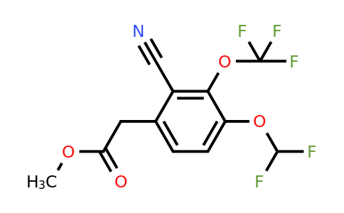 1807280-30-3 | Methyl 2-cyano-4-difluoromethoxy-3-(trifluoromethoxy)phenylacetate