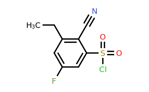 1807280-38-1 | 2-Cyano-5-fluoro-3-ethylbenzenesulfonylchloride