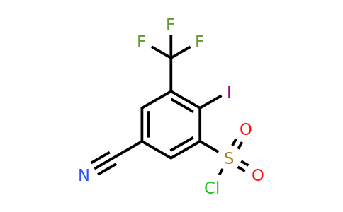 1807280-39-2 | 5-Cyano-2-iodo-3-(trifluoromethyl)benzenesulfonylchloride