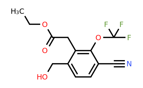 1807280-73-4 | Ethyl 3-cyano-6-hydroxymethyl-2-(trifluoromethoxy)phenylacetate