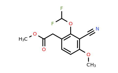 1807281-97-5 | Methyl 3-cyano-2-difluoromethoxy-4-methoxyphenylacetate