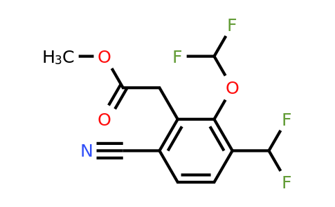 1807282-03-6 | Methyl 6-cyano-2-difluoromethoxy-3-(difluoromethyl)phenylacetate