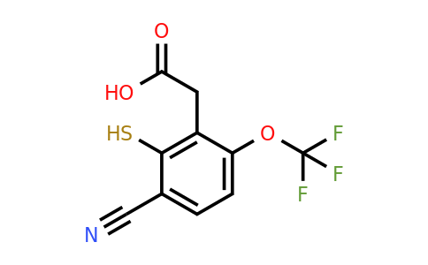 1807282-60-5 | 3-Cyano-2-mercapto-6-(trifluoromethoxy)phenylacetic acid