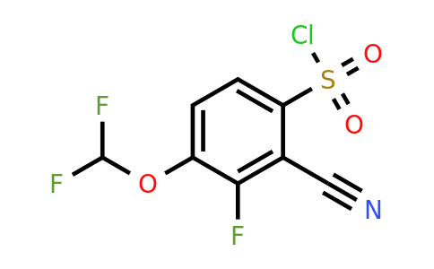 1807282-90-1 | 2-Cyano-4-difluoromethoxy-3-fluorobenzenesulfonylchloride
