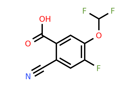 1807283-14-2 | 2-Cyano-5-difluoromethoxy-4-fluorobenzoic acid