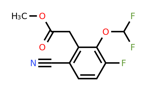1807283-15-3 | Methyl 6-cyano-2-difluoromethoxy-3-fluorophenylacetate