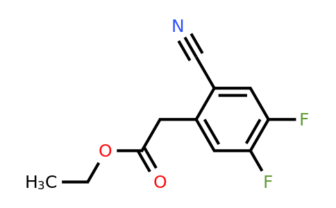 1807284-34-9 | Ethyl 2-cyano-4,5-difluorophenylacetate