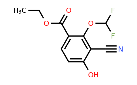 1807284-43-0 | Ethyl 3-cyano-2-difluoromethoxy-4-hydroxybenzoate
