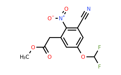 1807284-44-1 | Methyl 3-cyano-5-difluoromethoxy-2-nitrophenylacetate