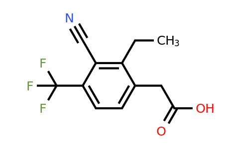 1807285-03-5 | 3-Cyano-2-ethyl-4-(trifluoromethyl)phenylacetic acid