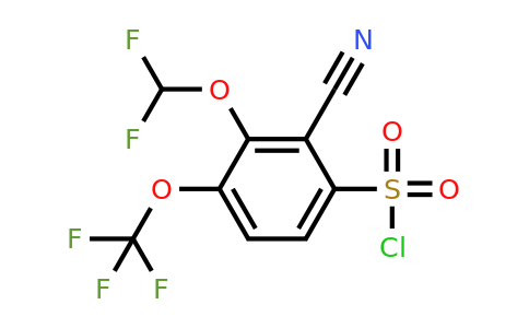 1807285-15-9 | 2-Cyano-3-difluoromethoxy-4-(trifluoromethoxy)benzenesulfonylchloride