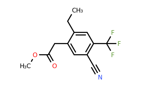 1807285-29-5 | Methyl 5-cyano-2-ethyl-4-(trifluoromethyl)phenylacetate
