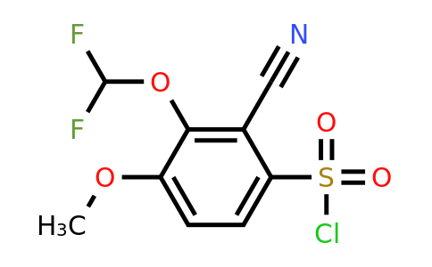 1807286-41-4 | 2-Cyano-3-difluoromethoxy-4-methoxybenzenesulfonylchloride