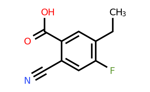 1807286-43-6 | 2-Cyano-4-fluoro-5-ethylbenzoic acid