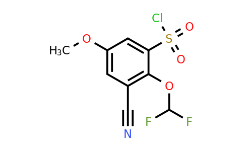 1807286-48-1 | 3-Cyano-2-difluoromethoxy-5-methoxybenzenesulfonylchloride