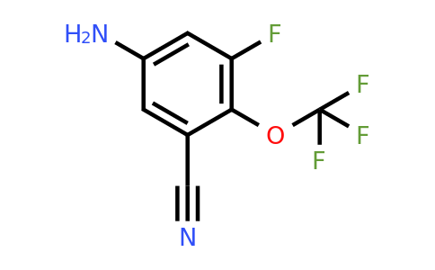 1807286-49-2 | 3-Cyano-5-fluoro-4-(trifluoromethoxy)aniline