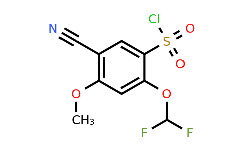 1807286-54-9 | 5-Cyano-2-difluoromethoxy-4-methoxybenzenesulfonylchloride