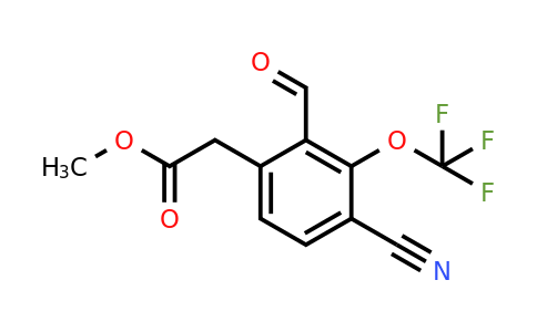 1807286-87-8 | Methyl 4-cyano-2-formyl-3-(trifluoromethoxy)phenylacetate