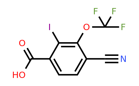 1807286-90-3 | 4-Cyano-2-iodo-3-(trifluoromethoxy)benzoic acid