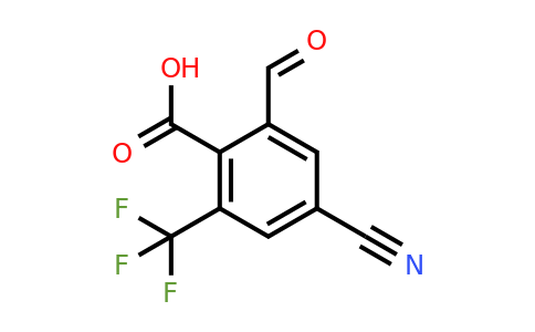 1807287-05-3 | 4-Cyano-2-formyl-6-(trifluoromethyl)benzoic acid