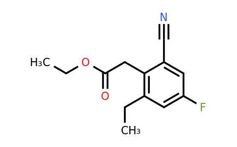 1807287-07-5 | Ethyl 2-cyano-4-fluoro-6-ethylphenylacetate