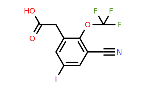 1807287-50-8 | 3-Cyano-5-iodo-2-(trifluoromethoxy)phenylacetic acid