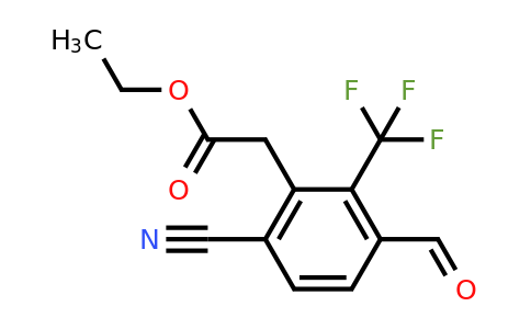 1807287-60-0 | Ethyl 6-cyano-3-formyl-2-(trifluoromethyl)phenylacetate