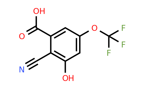 1807287-85-9 | 2-Cyano-3-hydroxy-5-(trifluoromethoxy)benzoic acid