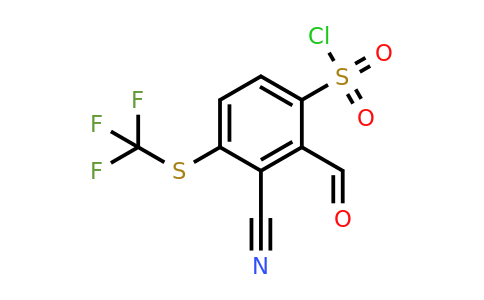 1807287-97-3 | 3-Cyano-2-formyl-4-(trifluoromethylthio)benzenesulfonylchloride