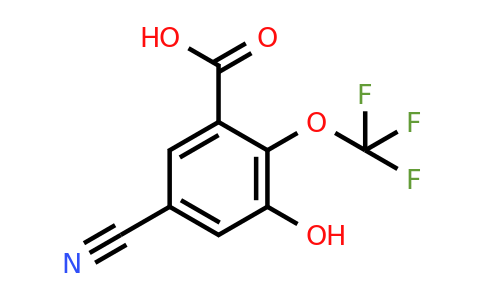 1807287-99-5 | 5-Cyano-3-hydroxy-2-(trifluoromethoxy)benzoic acid