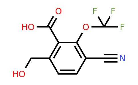1807288-01-2 | 3-Cyano-6-hydroxymethyl-2-(trifluoromethoxy)benzoic acid