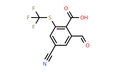 1807288-13-6 | 4-Cyano-2-formyl-6-(trifluoromethylthio)benzoic acid