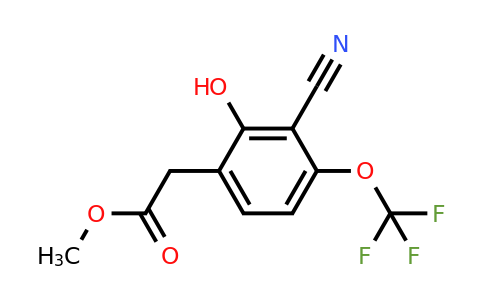 1807288-14-7 | Methyl 3-cyano-2-hydroxy-4-(trifluoromethoxy)phenylacetate