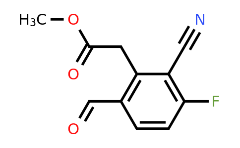 1807288-24-9 | Methyl 2-cyano-3-fluoro-6-formylphenylacetate