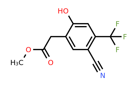 1807288-70-5 | Methyl 5-cyano-2-hydroxy-4-(trifluoromethyl)phenylacetate
