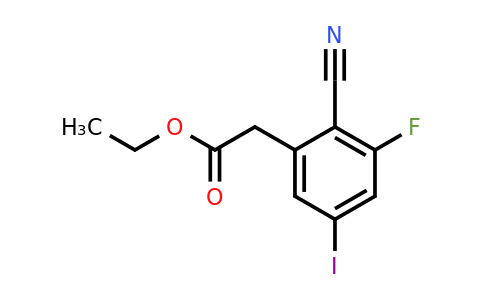 1807288-80-7 | Ethyl 2-cyano-3-fluoro-5-iodophenylacetate