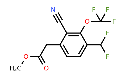 1807288-99-8 | Methyl 2-cyano-4-difluoromethyl-3-(trifluoromethoxy)phenylacetate