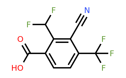 1807289-31-1 | 3-Cyano-2-difluoromethyl-4-(trifluoromethyl)benzoic acid
