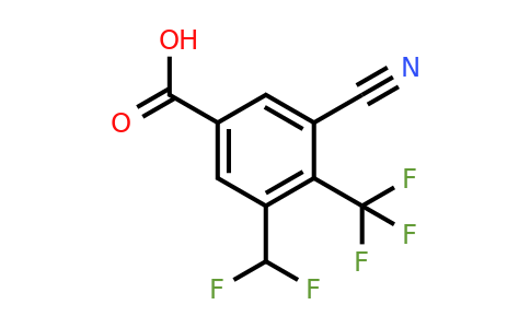 1807289-37-7 | 3-Cyano-5-difluoromethyl-4-(trifluoromethyl)benzoic acid