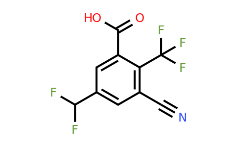 1807289-39-9 | 3-Cyano-5-difluoromethyl-2-(trifluoromethyl)benzoic acid