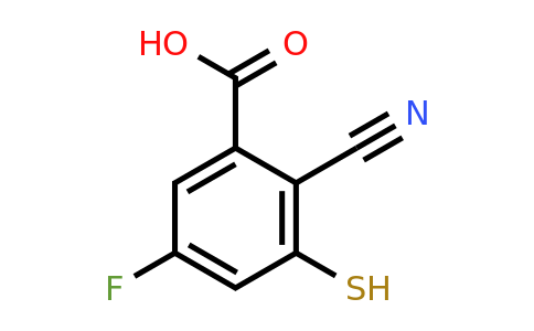 1807289-43-5 | 2-Cyano-5-fluoro-3-mercaptobenzoic acid