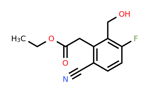 1807289-66-2 | Ethyl 6-cyano-3-fluoro-2-(hydroxymethyl)phenylacetate