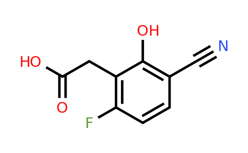 1807290-06-7 | 3-Cyano-6-fluoro-2-hydroxyphenylacetic acid